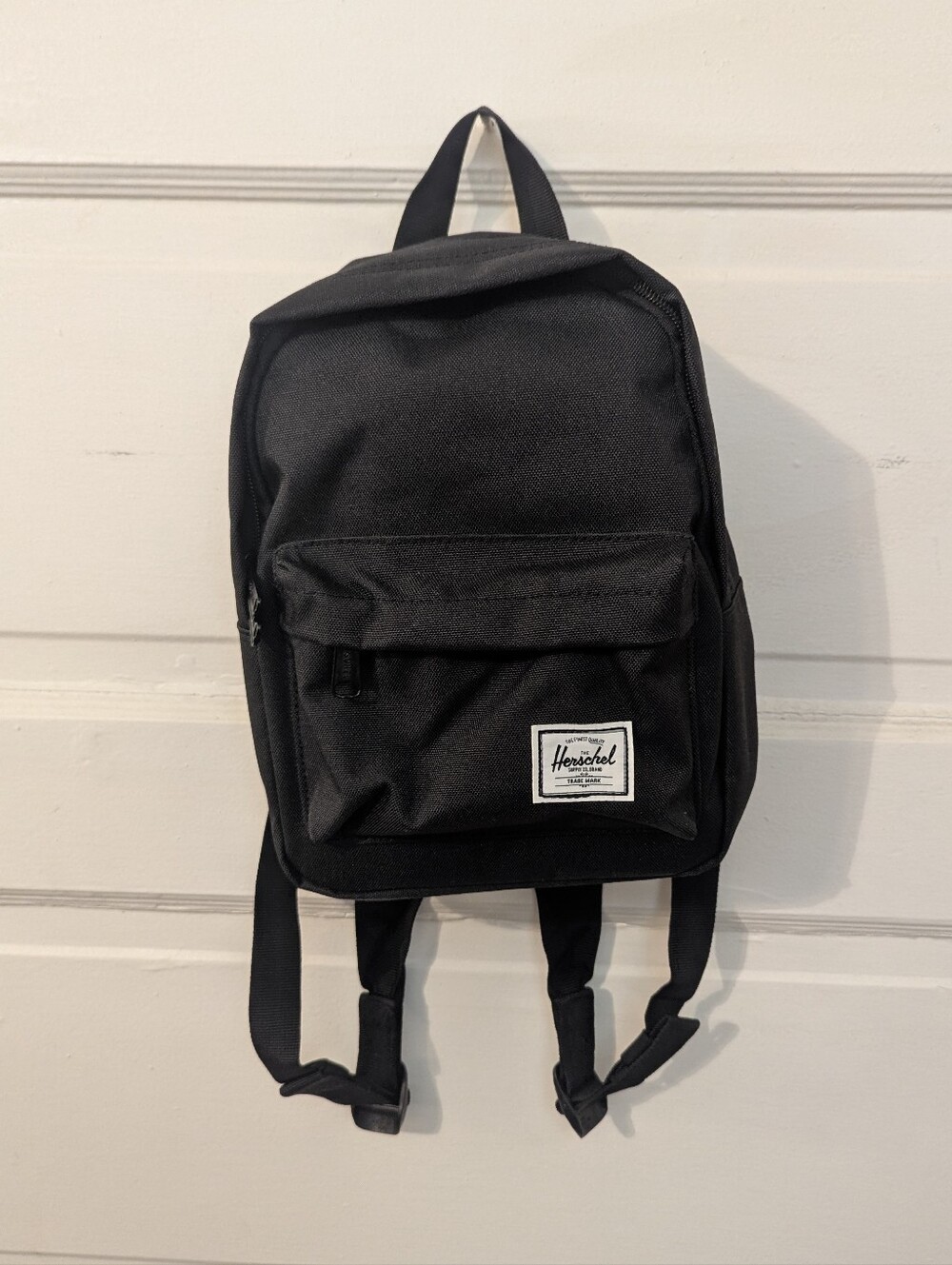 Herschel Supply Co Mini Backpack Black Canvas Purse